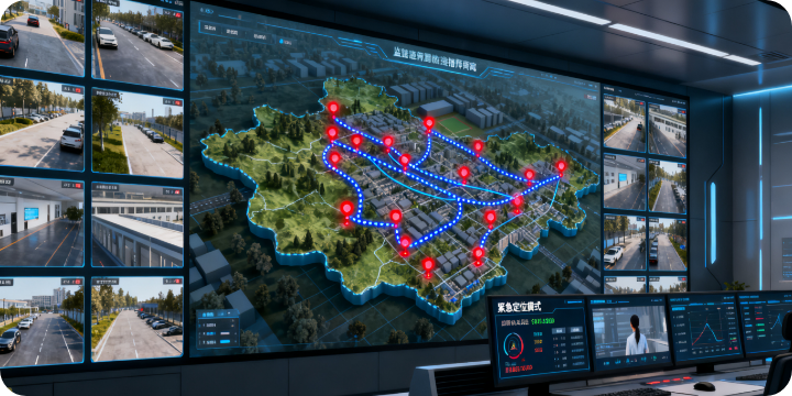多视频联动定位